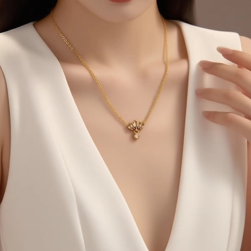 Regalia Crown Diamond Necklace