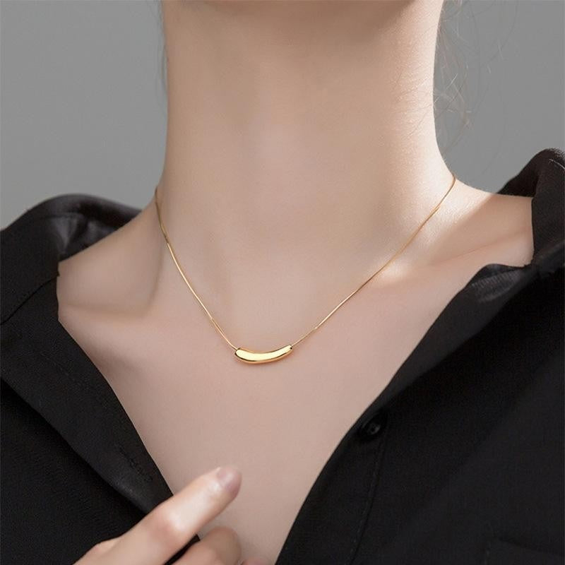 Aurelia Teardrop Stainless Steel Necklace