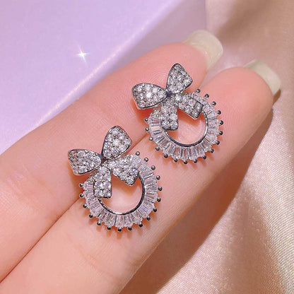 Petite Bow Crystal Elegance 4-Piece Jewellery Set