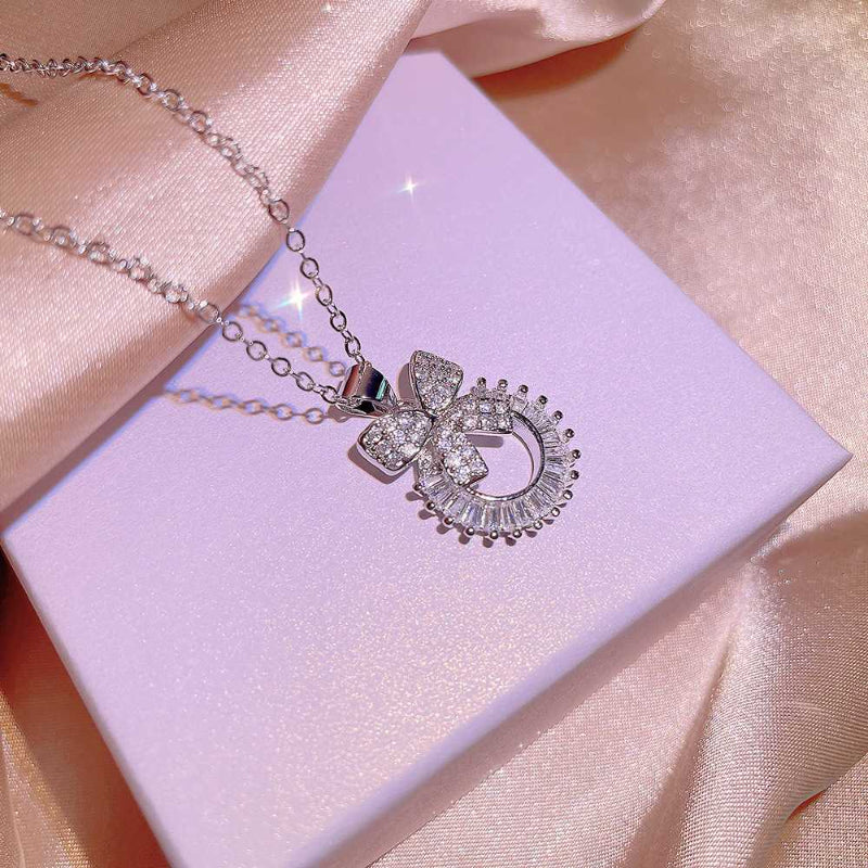 Petite Bow Crystal Elegance 4-Piece Jewellery Set