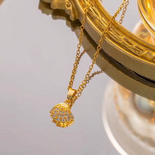 Coquille d'Or Scintillante Necklace
