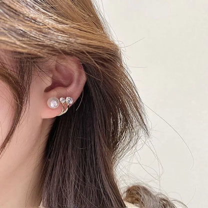 Oceana Glow Mermaid Crystal Stud Earrings