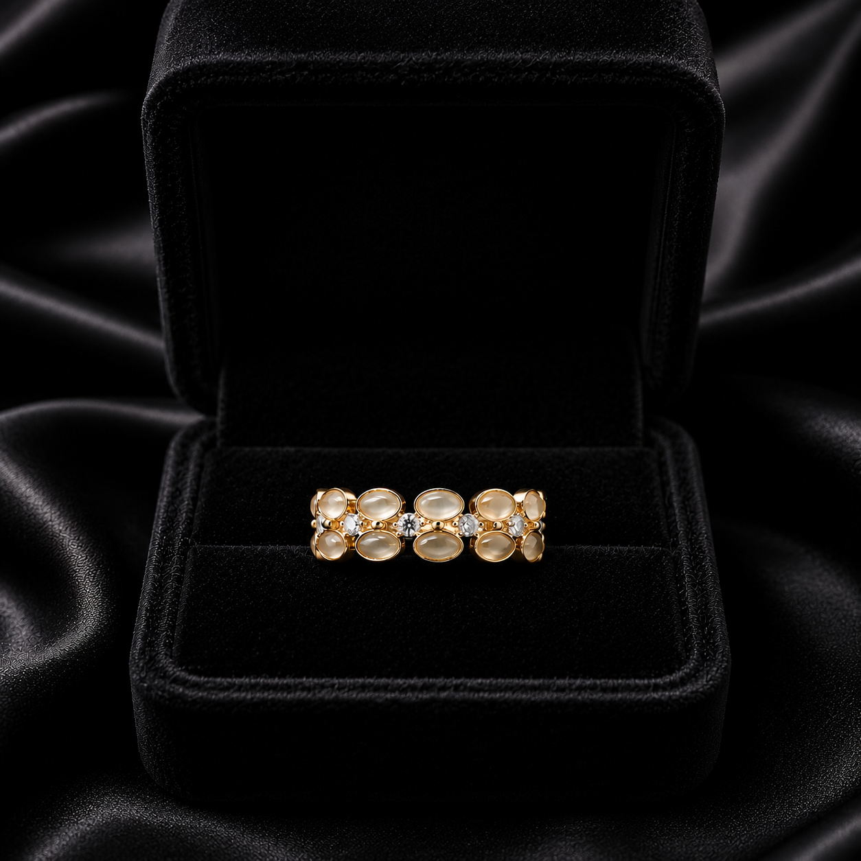 Aurélia Moonstone Eternity Ring