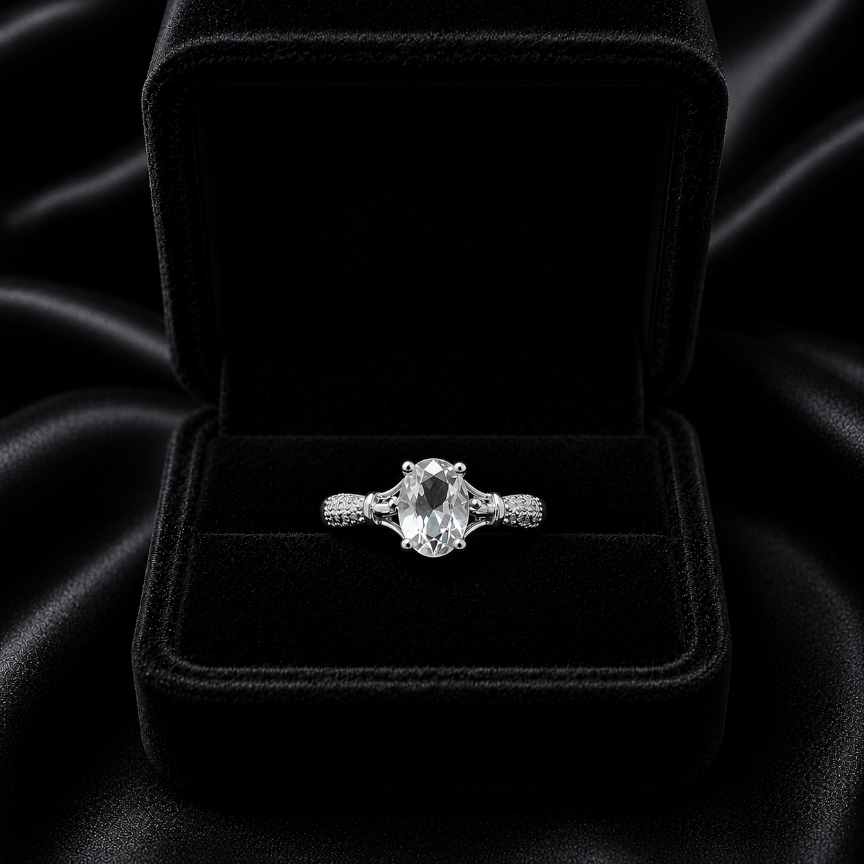 Élysian Oval Solitaire Ring