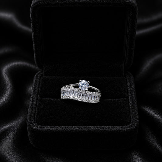 Imperia Baguette Diamond Bridal Set